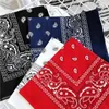 Foulards Unisexe Coton Mélange Hip Hop Bandana Chapeaux Bande De Cheveux Écharpe Cou Poignet Wrap Biker Sports Tête Magique Carré 55*55 cm