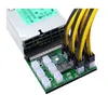 PCI-E 6PIN ذكر لبطاقة الرسومات GPU 8PIN 6 + 2 دبوس السلطة كابل 18AWG 70CM ل PSU امدادات الطاقة