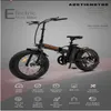 Ferramentas elétricas dobrável bicicleta elétrica 500W motor 20" pneu gordo com bicicleta de bateria de lítio 36V/13Ah