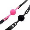 NXY SM Giocattolo per adulti del sesso Silicone Bocca regolabile Gag Ball Plug Maschio/femmina Schiavo Bondage Giochi Dispositivo 3 Colori Giocattoli erotici Strumenti Shop.1220