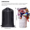 Large Laundry Bag Heavy Duty Polyester Washing Backpack with 2 Adjustable Shoulder Straps for School Camping NW