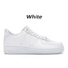 Klassiek 1 een voor designer casual schoenen mannen vrouwen laag 07 drievoudige zwarte witte big size 12 loafers skateboarden trainers sneakers wandelen joggen