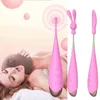 NXY VIBRATOREN 7 MODUS SNELHEID VIBRATOR USB Krachtige Vibrepende Siliconen G-spot Clitoris Vagina Anale Stimulator Massage Speeltjes Voor Vrouwen1209