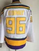 Vintage film Mighty CCM hockeytruien 96 Charlie Conway 99 Adam Banks 21 Dean Portman 44 Fulton Reed 33 Greg Goldberg 8 Teemu Selanne 9 Paul Kariya gestikt maat S-3XL