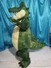 Real Picture Crocodile Mascot Kostym Fancy Dress för Halloween Carnival Party Support Anpassning