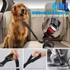 BenEPAW 4-IN-1 Multifunction Heavy Duty Duty Cachorrinho Cinto de Assento de Carro Reflexivo Choque Absorbando Bungee Pet Coleira Controle de Tráfego 211006