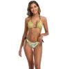 Kvinnors badkläder Bikini 2021 Floral Tryckt baddräkt Kvinnor Push Up Set Biquini Brazilian Summer Beach Bathing Swim Wear