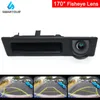 Car Rear View Cameras& Parking Sensors 170° 1080P HD Ccd Night Vision Vehicle Trunk Handle Camera Track For 5 Series F10 F11 3 F30 F31 F