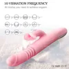NXY Vibrateur Entièrement Automatique Rétractable Point G Clitoris Langue Léchage Femelle Sex Toys Masturbation Produit Adulte 18 Rose 1122