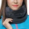 1 Pc femmes en plein air hiver en peluche cache-cou hommes moto ski cyclisme visage masque thermique respirant double couche écharpe chaude