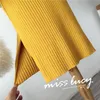 Casual Dresses Women Knitted Bodycon Dress With Belt 2021 AUTUMN Winter Turtleneck Warm Long Sleeve Robe Femme Sheath Pullovers Sweater