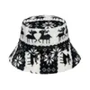 Höst och vinter New European And American Retro Classic Plush Bucket Hat Christmas Fisherman Hat