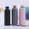 Stijl Thermoskan Rvs Draagbare Thermos Theekopje Water Fles Grote Buik Cup Drink Fles Buitensporten Mok 210809