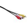 5ft 1.5m Vrouw / Mannelijke USB 2.0 tot 3 RCA Audio Video AV-adapter Connector-kabel