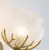 Wall Lamps American Light Luxury Magic Beans Golden Art Lamp Simple Modern Glass Ball Copper TV Background