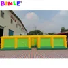 10x10x2m Large Price 10x10m Inflatable Maze Square Obstacle Course Outdoor Labyrinth Game For Kids And Adults