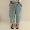 Lente Unisex Fashion Losse Jeans Koreaanse Stijl Oversized All-match Boys and Girls Denim Pants 210508