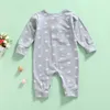 Panich Dziewczyni Dziewczynek Chłopcy Romper, Kids Sun Print Round Neck Długi Rękaw Kombinezon Playits na Spring Fall, 0-18 miesięcy Body