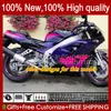 Bodywork For KAWASAKI NINJA ZXR-400 ZX 4R Cowling ZXR 400 CC 400CC Fairing 92HC.143 pink glossy ZX-4R ZXR400 91 92 93 94 95 96 ZX4R 1991 1992 1993 1994 1995 1996 Body Kit