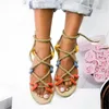 Sandals Dihope Lace Up Casuals Rope Women Shoes Zapatos De Mujer Boho Woman Cross Tied