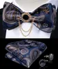 Vlinderdassen Heren Volwassen Bowtie Klassieke Rode Mode Bruiloft Formele Satijn Cadeau Patroon Multicolor Aanpassen Nek Stropdas Zak Plein Set