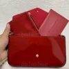 Impressão clássica gravando couro noite senhora sacos crossbody bolsa de ombro embreagem bolsas bolsas de moda moda cadeia de alta qualidade Bolsa de combinação de 3 peças