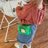 أطفال حقيبة مصغرة 2021 الصيف أكياس crossbody شفافة لفتاة صغيرة kawaii صغيرة عملة المحفظة الحقيبة مربع الطفل واضح حقيبة محفظة