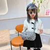 Children handbag 2021 fashion leopard pattern spotted bucket bag for boys girls children one shoulder crossbody bags baby single shoulder bags F731