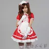 Damskie Outfit Sweet Gothic Lolita Dresses Anime K-On! Cosplay Costume Fartuch Dress Mundury Plus Size Halloween Kostiumy Y0913