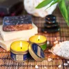 Pflanzenöl-Kerzen-Set, Entspannung, Tiefschlaf, Duftkerzen, Duftkerzenglas, Geschenkset für Frauen, Stressabbau, Aromatherapie, H1222