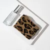 Accesorios para el cabello coreano Cool Sweet Girl Casual All-match tejido lana estampado de leopardo diadema mujeres Retro lavado de cara de ala ancha