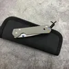 Chris Reeve Small Sebenza 21 Składany Nóż D2 Steel Kamień Wash Wojskowy Tactical Gear Camping Outdoor Combat Obrona Oflivival Narzędzia EDC Kieszonkowe Noże