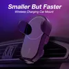 15W Qi Fast Charging Auto-Clamping Mount Air Vent Phone Draadloze Smart Control Mini Autolader Houder