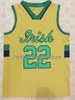 #22 Jerian Grant Notre Dame Irish School Basketball Jersey College Stitched Basket Jerseys Customized any Name
