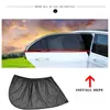 Universal 2pcs voiture style pare-soleil rideau fenêtre arrière couverture UV protection pare-soleil visière SUV bouclier fenêtre film auto accessoires