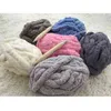 1 PC DIY Super Bulky Bras Laine À Tricoter 2.5 cm D'épaisseur Maison Tapis tricoté Chenille Chunky Fil Pour Tricoter À La Main À Tricoter Fournitures D30 Y211129