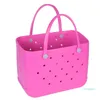 Designer-womens wholale étanche sacs de fourreaux personnalisés Hol Hol Summer caoutchouc pvc o grande mode Eva Plastic Beach Silicone sac249e