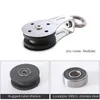 Bearing Pulley Home Gym Stainless Steel Accessory For Fitness Lifting Cable Machine Workout Mute Single Wheel Loading Equipment Accessories