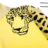 Women's Hoodies Leopard Print Patchwork Sweatshirts High Neck Long Sleeve Female Pullovers Spring Autumn Lady Knitted Tops 210518