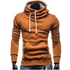 Autumn Drawstring Sportswear Men Hip Hop Sweat Wear Pocket Running Jacket Hoodies Men Male Pullovers Men's Tracksuits 210927