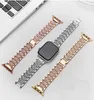 Bracciale rigido per gioielli Cinturino Apple Watch SE 6 Band 44mm 40mm Bling Custodia proteggi schermo in vetro temperato per iwatch