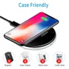 Eseekgo QI Universal Wireless Charger WC01 Tragbares Ladepad für Mobiltelefone mit USB-Kabel mit Box