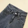 Dames Jeans Herfst High-taille Slim Slimming Nine-Point Tight-Fitting Broek 210520