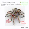 Inflatable Balloon Spider With LED and CE Blower For Halloween Nightclub Ceiling Stage Decoration