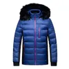 Men Thicken Down Coats Wholesale Fashion Trend Warm Removable Hooded Puffer Jacket Designer Winter Male Casual Fur Collar Puff Jackets