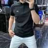 Lapel 2022 Men's Shirt T-Shirts T-shirt Embroidered Cotton Linen Half Sleeve Solid Color Thin Short Summer Clothes