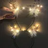 Christmas Luminous Antlers Headband Concert Luminous Headwear Scenic Night Market Tourist Scenic Spot