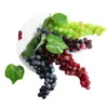 22/36/60/85 Heads Simulation Grapes Flowers Black Red Purple Green Hanging PVC Artificial Grapes Photography Props Decoration Fake Fruits
