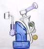 Nargile Set İpuçları Mini Bongs Su Borusu Taşınabilir Nargile Yağ Burner Cam Bubbler