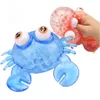 Toy Creative Fancy TPR Squeeze vent ball big eye crab pinch music stress relief